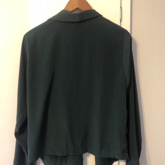 Open Green Blazer - Picture 4 of 5